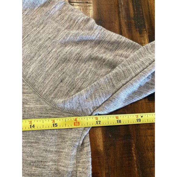Athleta Sweatshirt Womens Size XXS Serenity Criss Cross Gray - Picture 5 of 6